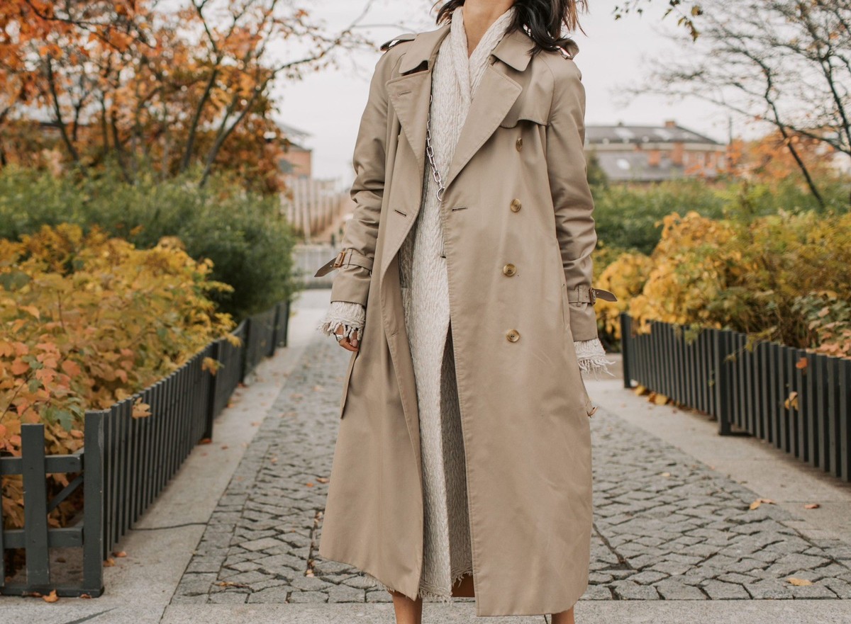 Vintage Classic Burberry Prorsum Beige Trench Coat Women's Size 8