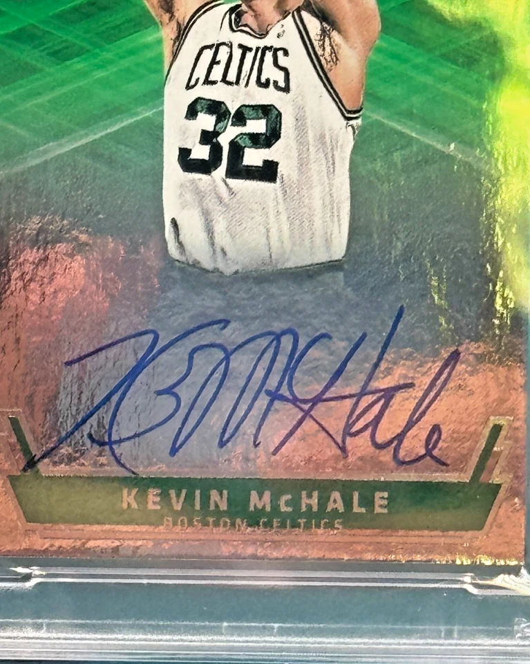 2015 Panini Absolute Kevin McHale Iconic Autographs Auto #24/25 PSA 8 POP 1! - Image 2 of 4