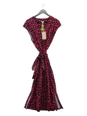Monsoon Wickel Midi Kleid XL in Multi