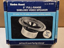 Single (1) Radio Shack 5: Full-Range Speaker Cat No. 40-1234 NEW IN BOX