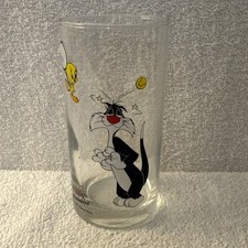 Glass - IXL Collectables 1997 Sylvester and Tweety Looney Tunes Cup