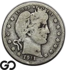 1911-D Barber Quarter