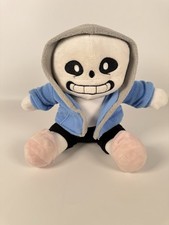 Undertale 8" Sans Skeleton Plush Removable Hoodie Game Gaming Collectible
