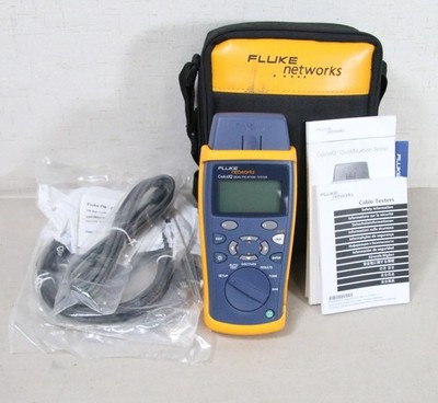 Fluke Networks CableIQ CIQ-100 Qualification Tester W/ CIQ-WM Wiremap Adapter