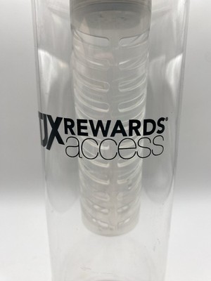 TJ Maxx Rewards Access 28 Oz Clear Plastic Infusion Flip Top Drink