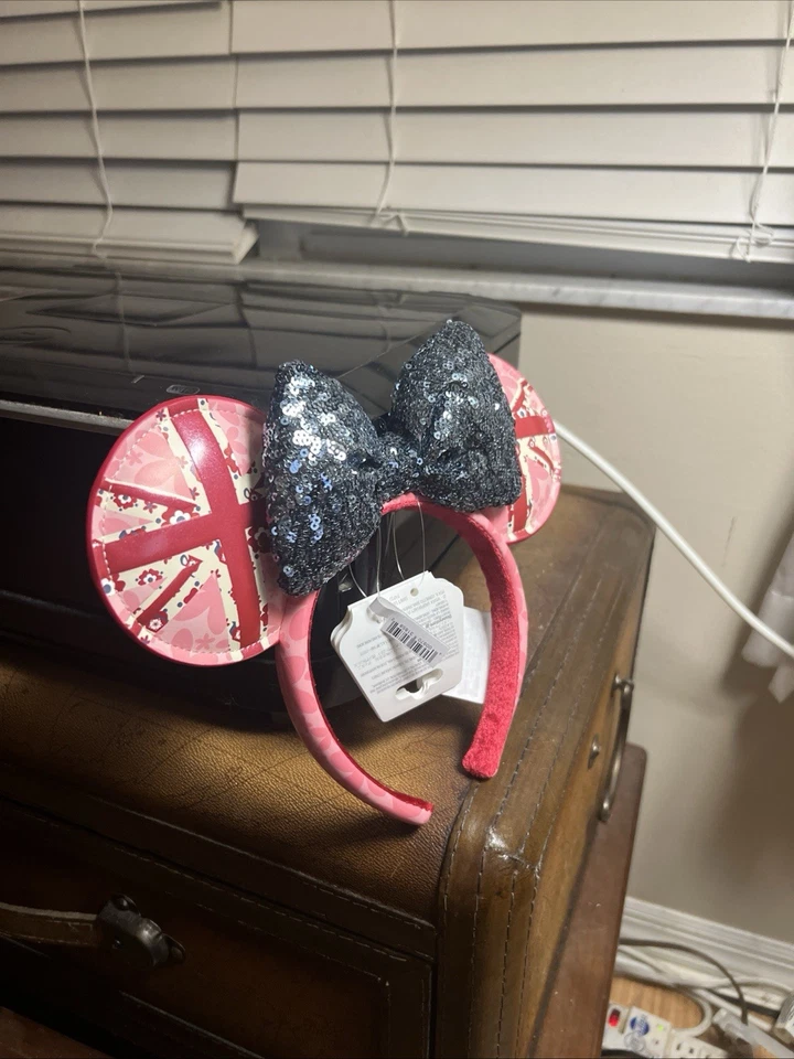 Diadema orejas Reino Unido 2025 Disney Parks Epcot World Showcase nueva con etiquetas Foto 3 de 4