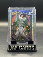 2024 Bowman Chrome Max Clark Prospect Power Up Mojo Refractor Tigers