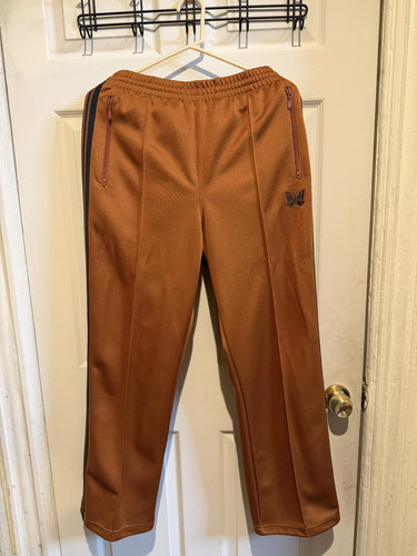 NEEDLES Track Pants Size Medium Orange Rust