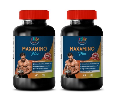 Branch Amino Acids - Maxamino Plus 1200 SE (2 Bottles, 180 Tablets)