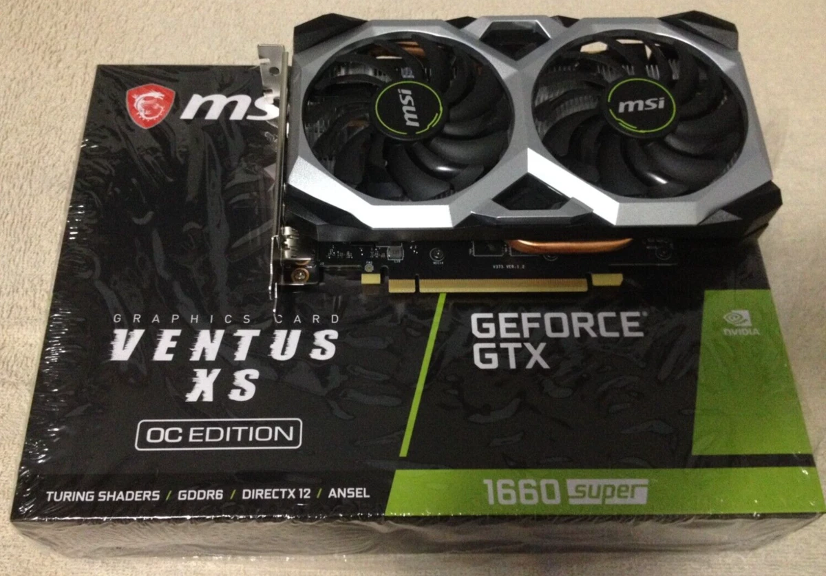 Msi 1660 6gb ventus xs