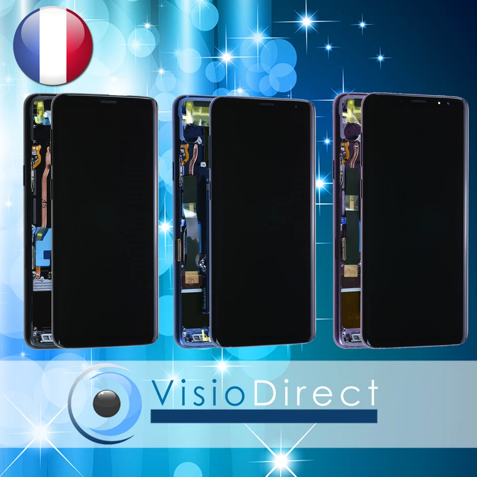 Vitre Tactile + Ecran LCD pour Samsung Galaxy S9 G960F sur chassis - Photo 1/1