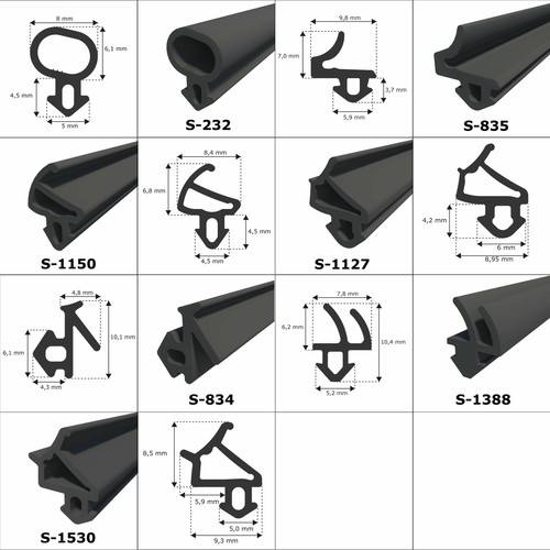 ventanas y puertas juntas burletes S sellado aislante 1m | eBay