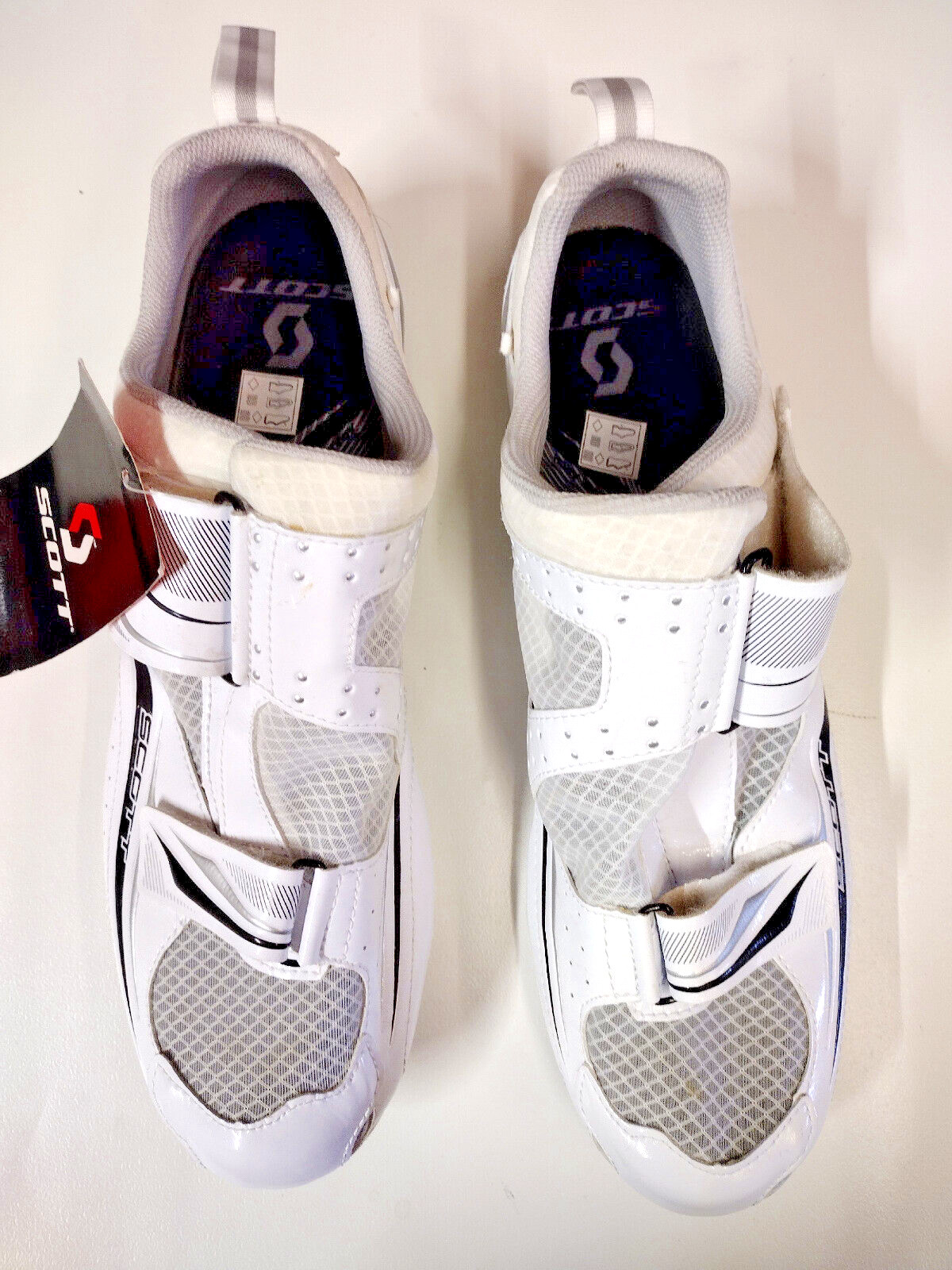 Scott Tri Pro Men's Bicycle Road Shoes-White 45.0