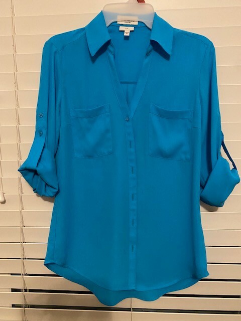EXPRESS Blue Women Shirt size xs