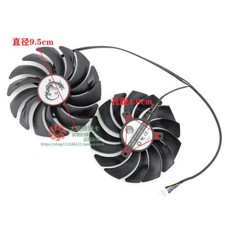 95mm MSI ARMOR GTX 1080TI 1080 1070 1060 Dual Fan PLD10010S12HH 4Pin 0.40A R189c