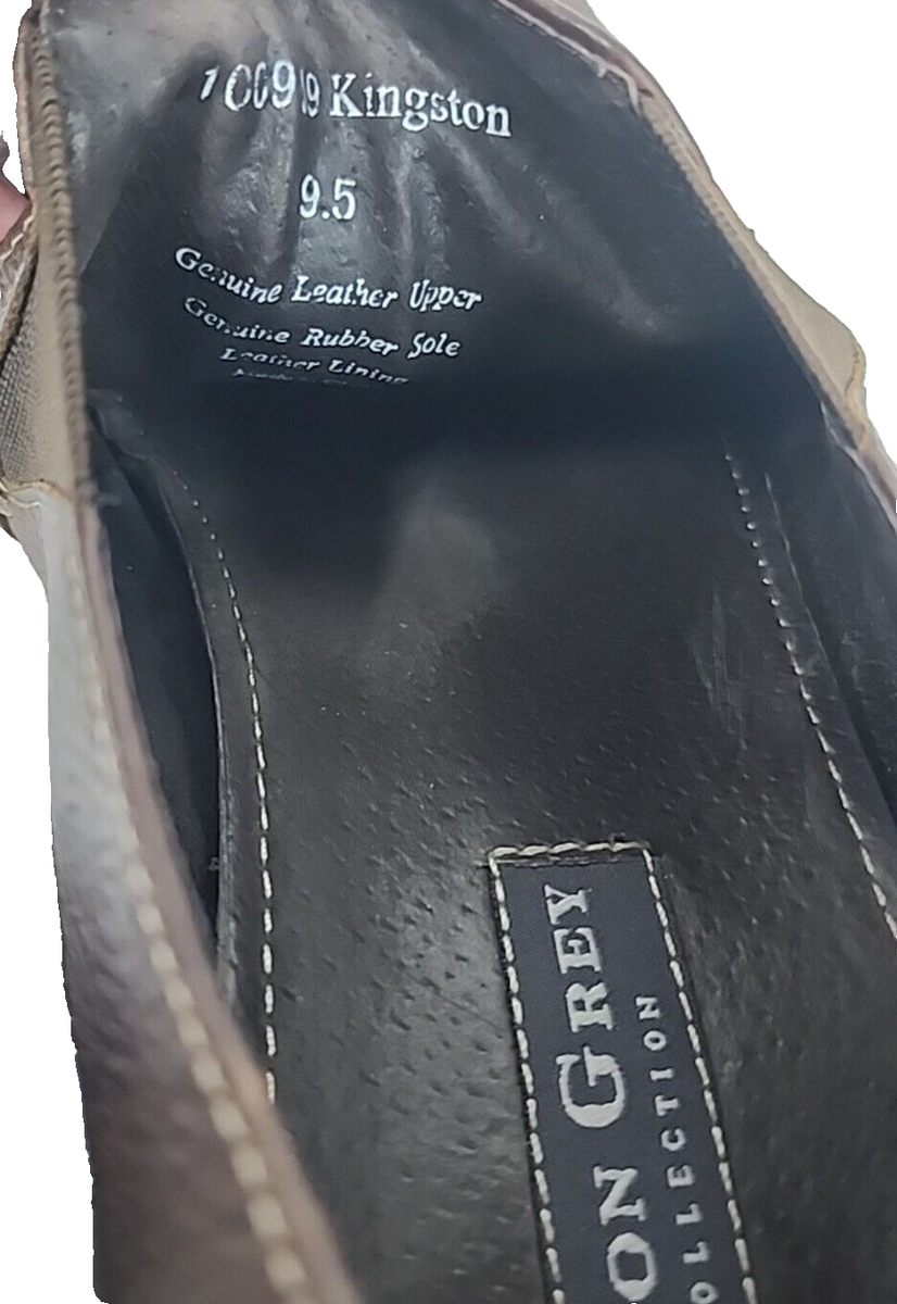 ASTON GREY COLLECTION Slip-On Loafers Brown Leather Dress  display picture 2