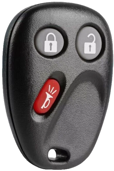 Combo de mando a distancia LHJ011 con llave con logotipo B102 para Cadillac Escalade 3B 2003-2006 Foto 3 de 4