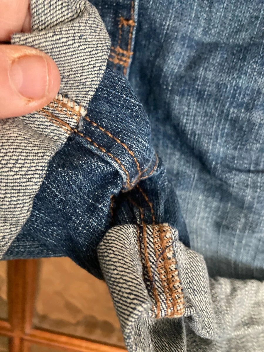 VGC PAPAYA MATERNITY at MATALAN TURN Up HEM INDIGO BLUE Wash DENIM