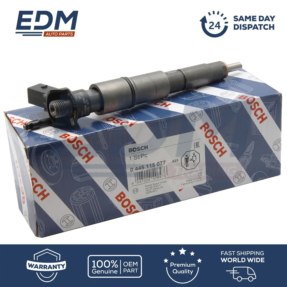 Inyector diésel BOSCH BMW X3 E83 X5 E70 X6 E71 E72 13537808089 0445115077 Foto 2 de 3
