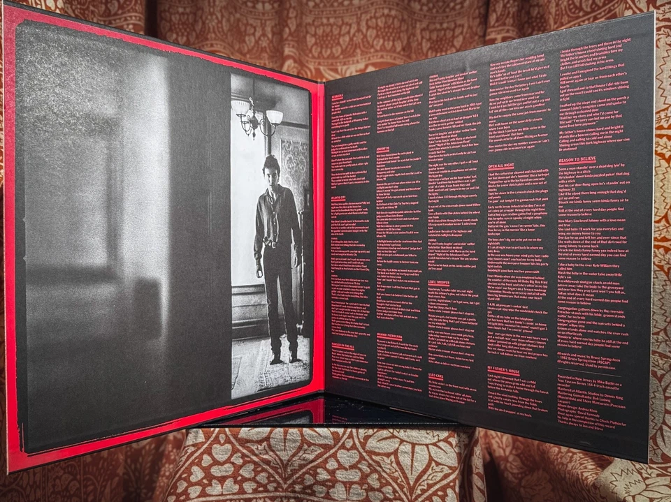 SEALED Bruce Springsteen Nebraska BLACK SMOKE Vinyl Me Please LP born town river - Image 3 of 4