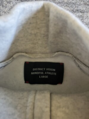 Men's District Vision Mindful Athlete Quarter Zip Size Large Blue