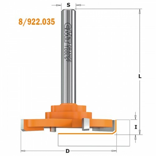 Fresa CMT 8/922.03 Z6 per Lavorazione Superifici Solide e Corian