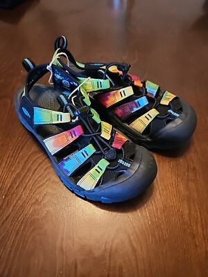 KEEN Newport Retro Original Sandals Rainbow Tie Dye 1018822