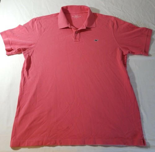 Vineyard Vines PInk Mens Classic Polo 