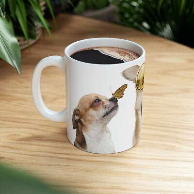 Funny Stylish Animals Cat Dog Coffee Tee Ceramic Mug 11oz