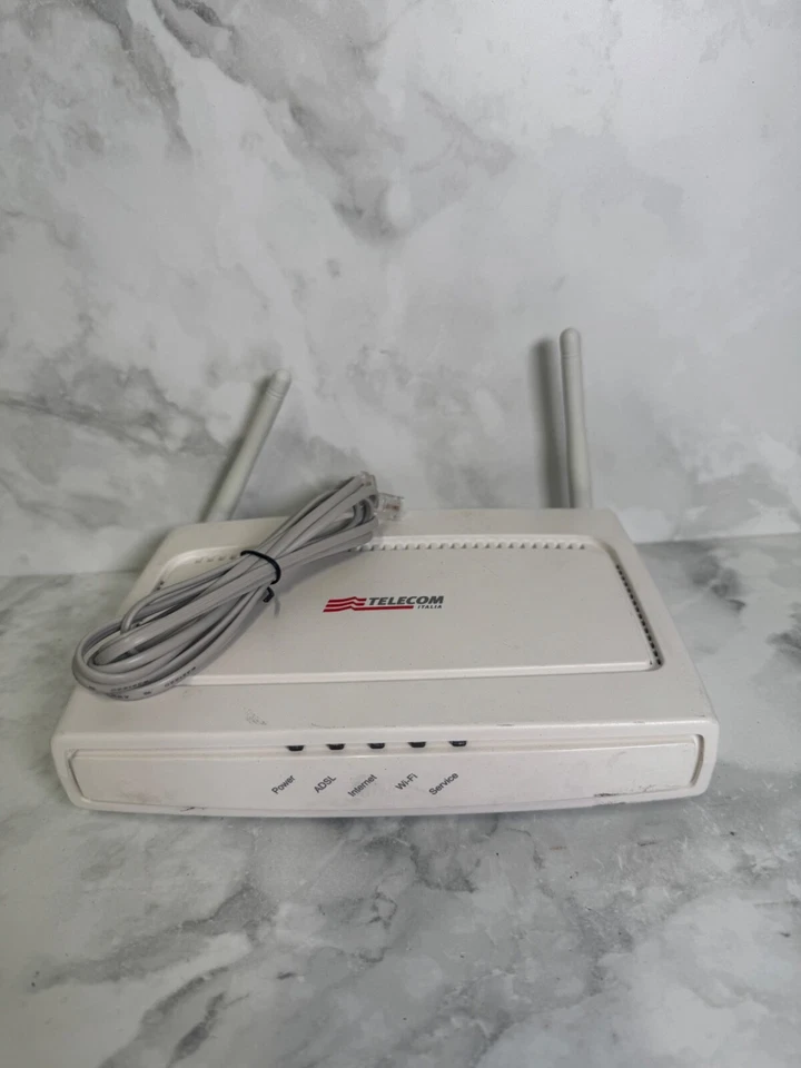 Telecom Italia  Modem router ADSL2 + Wifi N con scatola e accessori - Immagine 3 di 4