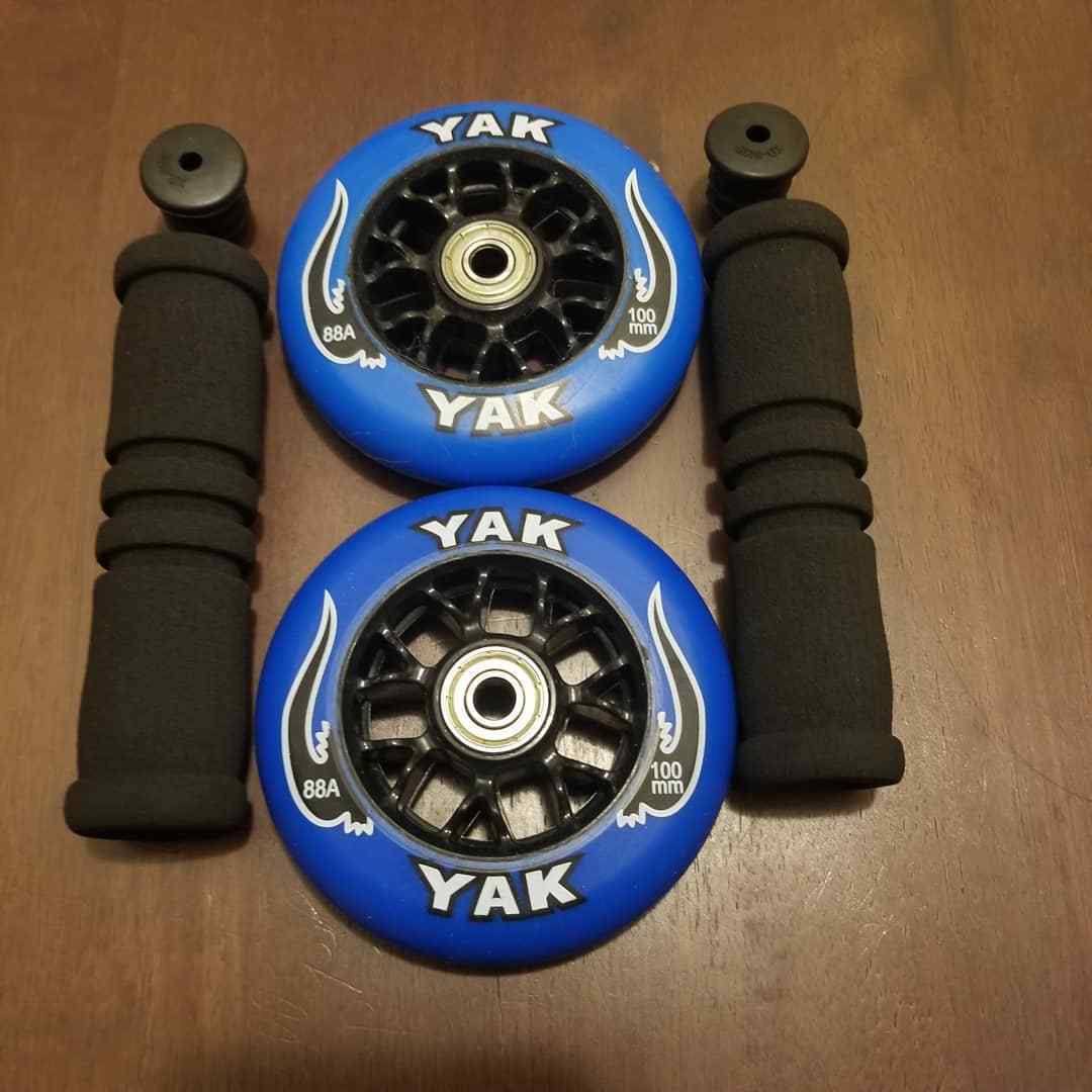 mgp alloy 100mm kick scooter pink