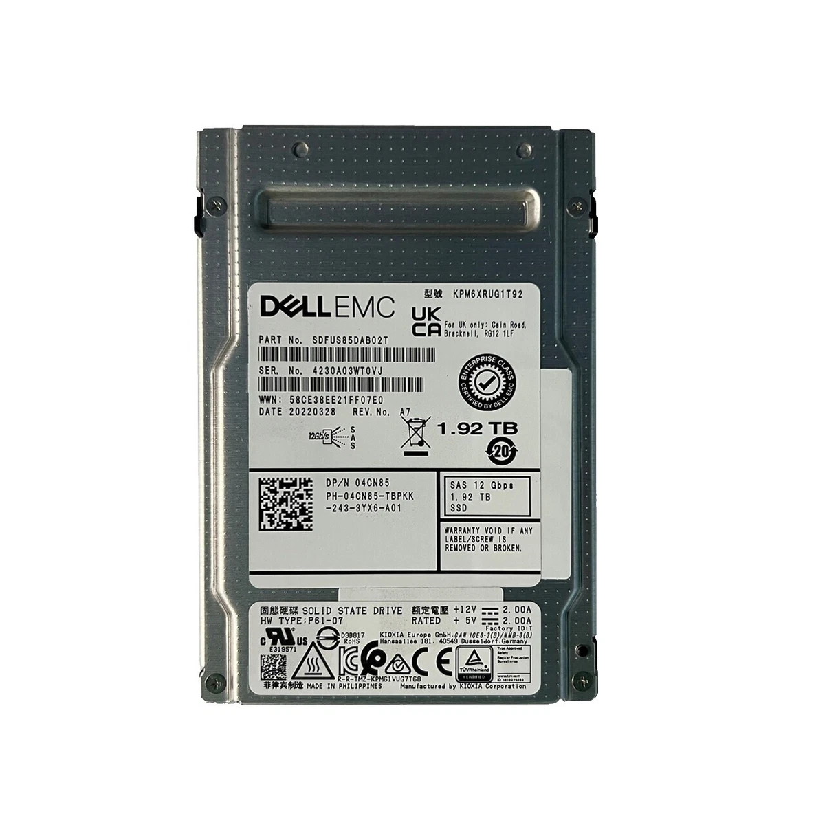Dell SAS 4TB Storage Capacity Hard Drives (HDD, SSD & NAS) for