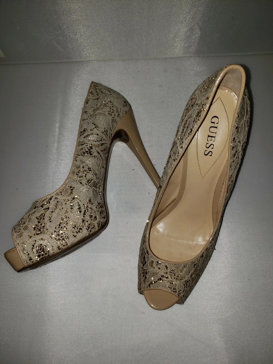 Guess sales nude pumps