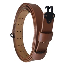 US Springfield Rifle WWII 1907 Pattern M1 Garand Leather Sling Brown