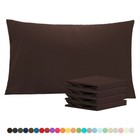 Set of 4 Ultra Soft Pillowcases with Envelope Closure Queen Pillow Cases