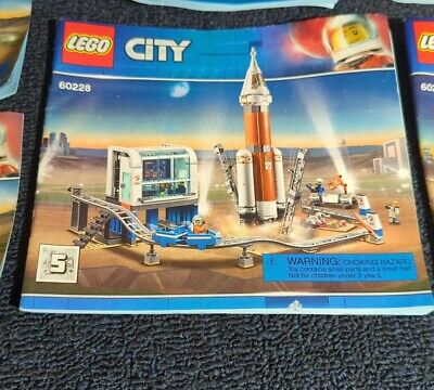 Lego City 60228 Space Rocket Launch Control Instruction Manuals ONLY 1-8 eBay