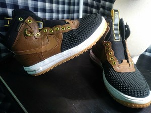 NEW Unlaced Nike 17' Lunar Air Force 1 LF1 Mens 9 Duck Boot \