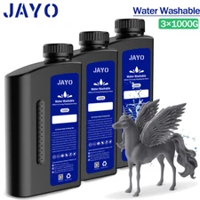 JAYO 3KG Water Washable 3D Printer Resin 405nm Photopolymer UV Curing Dark Gray