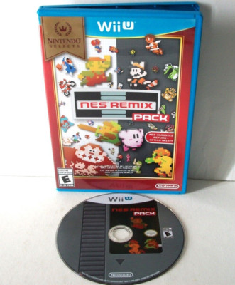 NES Remix Pack Nintendo Wii U Game Disc Case Arcade Classics Mario