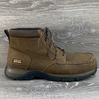 Ariat Edge LTE Composite Safety Toe ESD Chukka Brown Leather  display picture 2