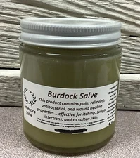 Amish Homemade Burdock Salve / Ointment / 1 Oz & 4 Oz Jar