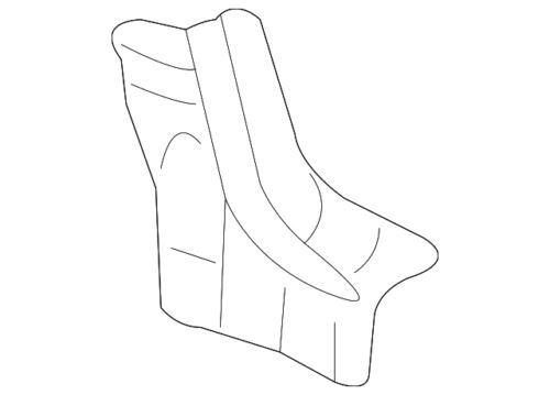 Refuerzo del panel lateral trasero derecho para Honda (N/P 66113-TF0-G00ZZ)
