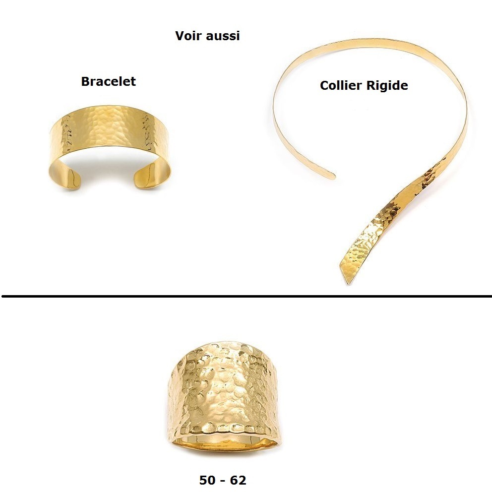 Alliance Dolly-Bijoux T60 - 3 Joncs Entrelacés - Plaqué Or 18K Et 24K 5 Microns - Taille 60 - Unisexe