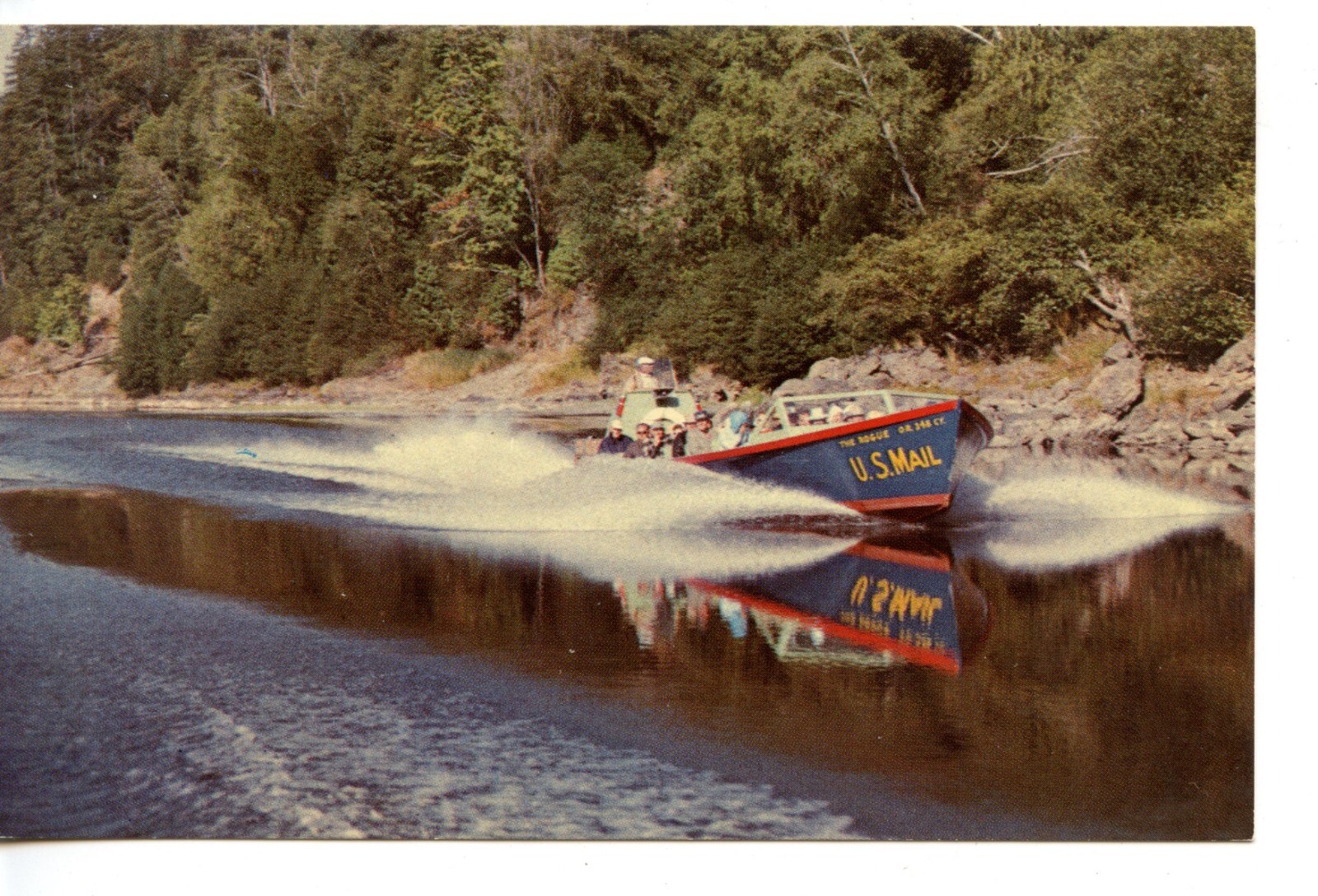 The Rogue River US Jet Mail BoatGold BeachAgnessOregonVintage