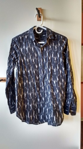 New with tags NWT J.Crew JCrew navy ikat shirt top blouse XS xsmall 0  - Picture 1 of 6
