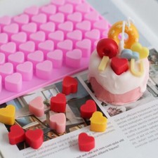 55 Love Heart Shape Chocolate Mould Mold Candy Gummy Maker Ice Jelly Tray Baking