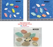 CLOUDS- HANDMADE CERAMIC TILES FOR USE in your MOSAIC DESIGNS 1