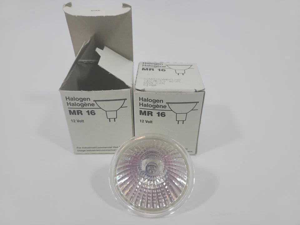 Lote de 6 totales 50MR16 Sylvania Tru-Aim Titan 50W 12V, 20W 12V sin probar. Foto 3 de 4