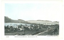 Rockville Bridge Harrisburg PA Postcard