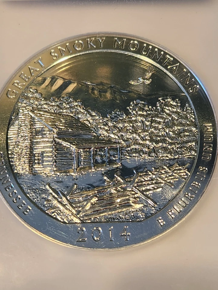 2014 5oz 25 cent Great Smoky Mtns NP - Image 2 of 4